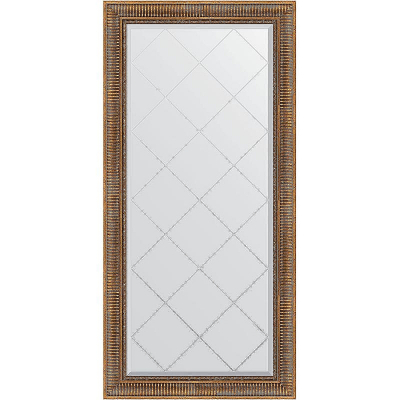 Зеркало Evoform Exclusive-G 160х77 BY 4283 с гравировкой в багетной раме - Бронзовый акведук 93