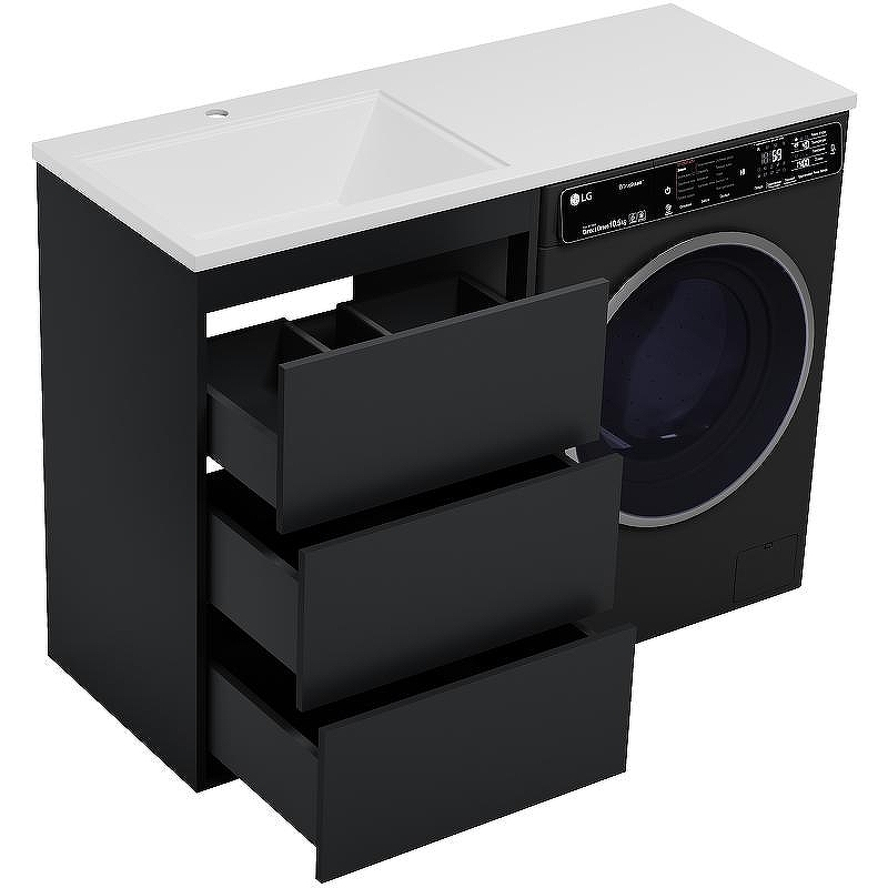 Тумба под раковину Brevita Grafit 120 GRA-01060-013Я Графит матовый, купить, цена, заказать, магазин, доставка, скидка, промокод, купить, цена, заказать, магазин, доставка, скидка, промокод