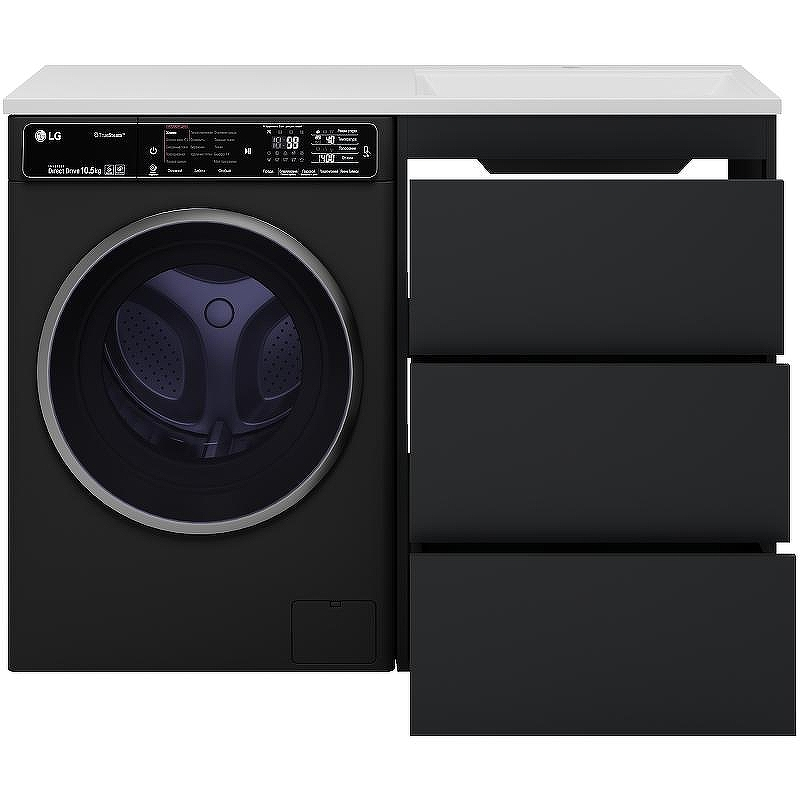 Тумба под раковину Brevita Grafit 120 GRA-01060-013Я Графит матовый, купить, цена, заказать, магазин, доставка, скидка, промокод, купить, цена, заказать, магазин, доставка, скидка, промокод