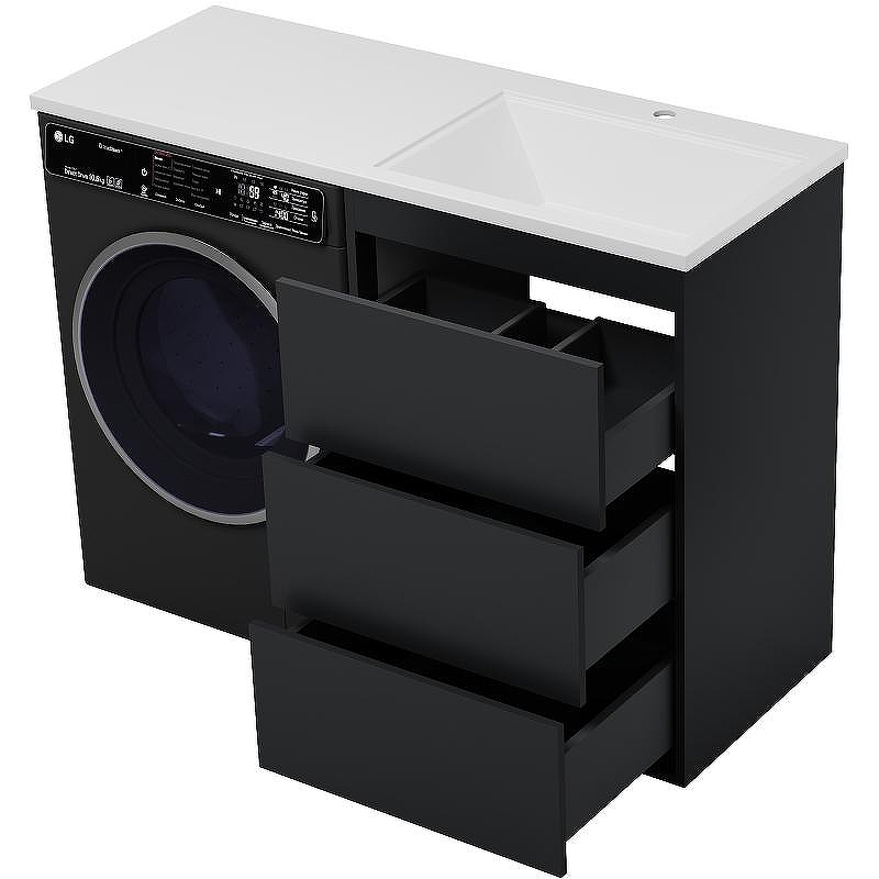 Тумба под раковину Brevita Grafit 120 GRA-01060-013Я Графит матовый, купить, цена, заказать, магазин, доставка, скидка, промокод, купить, цена, заказать, магазин, доставка, скидка, промокод