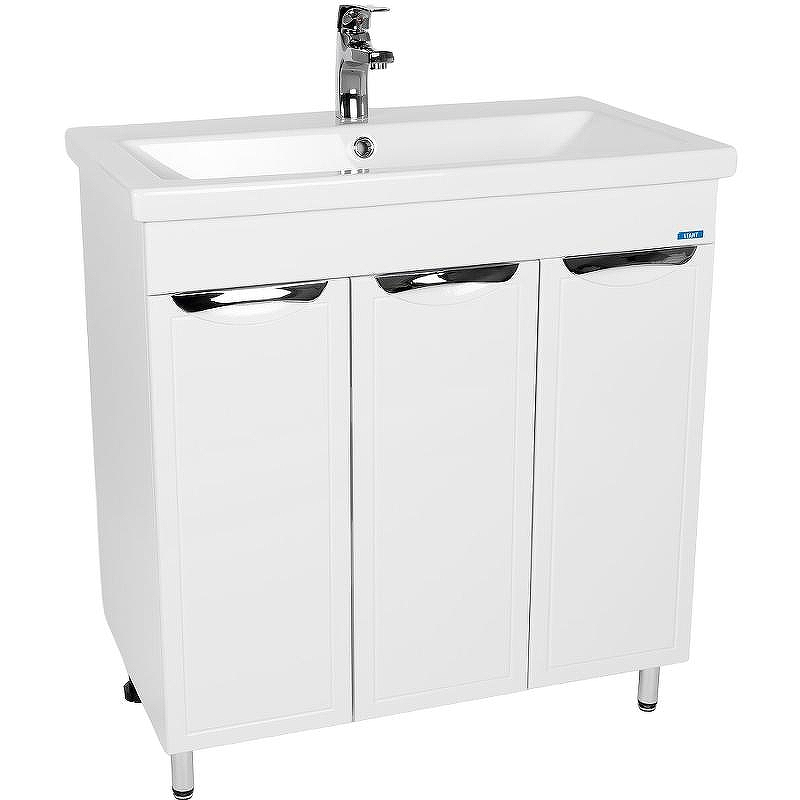 Тумба под раковину VIANT Лима 80 VLIM80CO-T3ST Белая, купить, цена, заказать, магазин, доставка, скидка, промокод, купить, цена, заказать, магазин, доставка, скидка, промокод