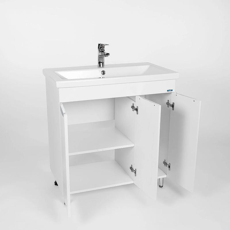 Тумба под раковину VIANT Лима 80 VLIM80CO-T3ST Белая, купить, цена, заказать, магазин, доставка, скидка, промокод, купить, цена, заказать, магазин, доставка, скидка, промокод