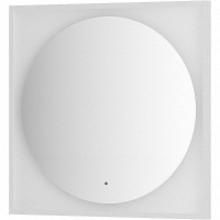 Зеркало Defesto Eclipce 80х80 DF 2228R с подсветкой 18W-4500К/в багетной раме/ИК - выключатель/Нейтральный белый свет/Белая рама, купить, цена, заказать, магазин, доставка, скидка, промокод, купить, цена, заказать, магазин, доставка, скидка, промокод