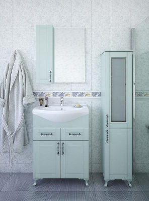 Шкаф пенал Sanflor Глория 32 R С000005721 Серый