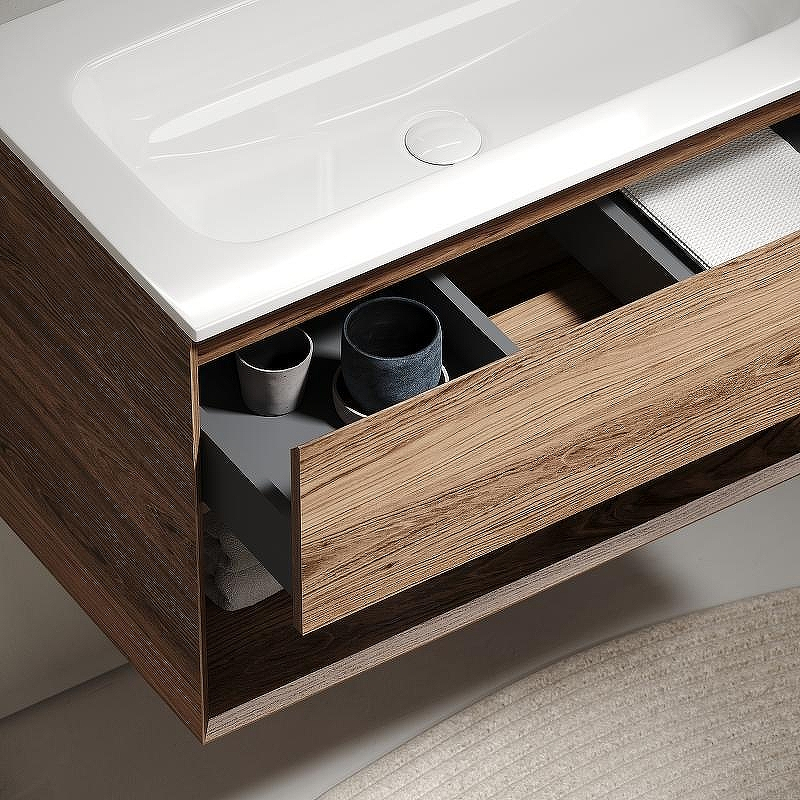 Тумба под раковину Sancos Marmi 1.0 60 MR1.060ECH подвесная Дуб чарльстон, купить, цена, заказать, магазин, доставка, скидка, промокод, купить, цена, заказать, магазин, доставка, скидка, промокод