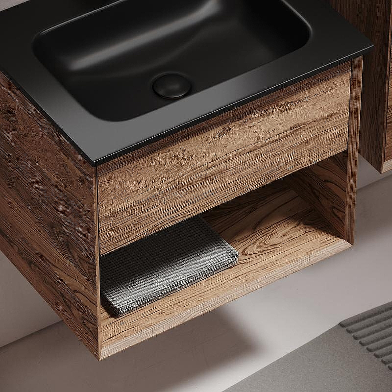 Тумба под раковину Sancos Marmi 1.0 60 MR1.060ECH подвесная Дуб чарльстон, купить, цена, заказать, магазин, доставка, скидка, промокод, купить, цена, заказать, магазин, доставка, скидка, промокод