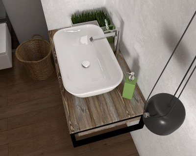 Тумба под раковину 1MarKa Grunge Loft 90П У85846 подвесная Дуб намибия