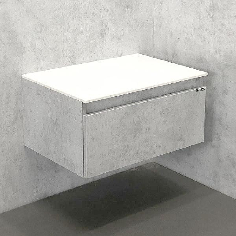 Тумба Comforty Осло 60 00-00000838 подвесная Бетон светлый, купить, цена, заказать, магазин, доставка, скидка, промокод, купить, цена, заказать, магазин, доставка, скидка, промокод