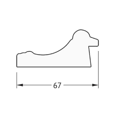 Зеркало Evoform Octagon 73х73 BY 3735 в багетной раме - Состаренное золото 67