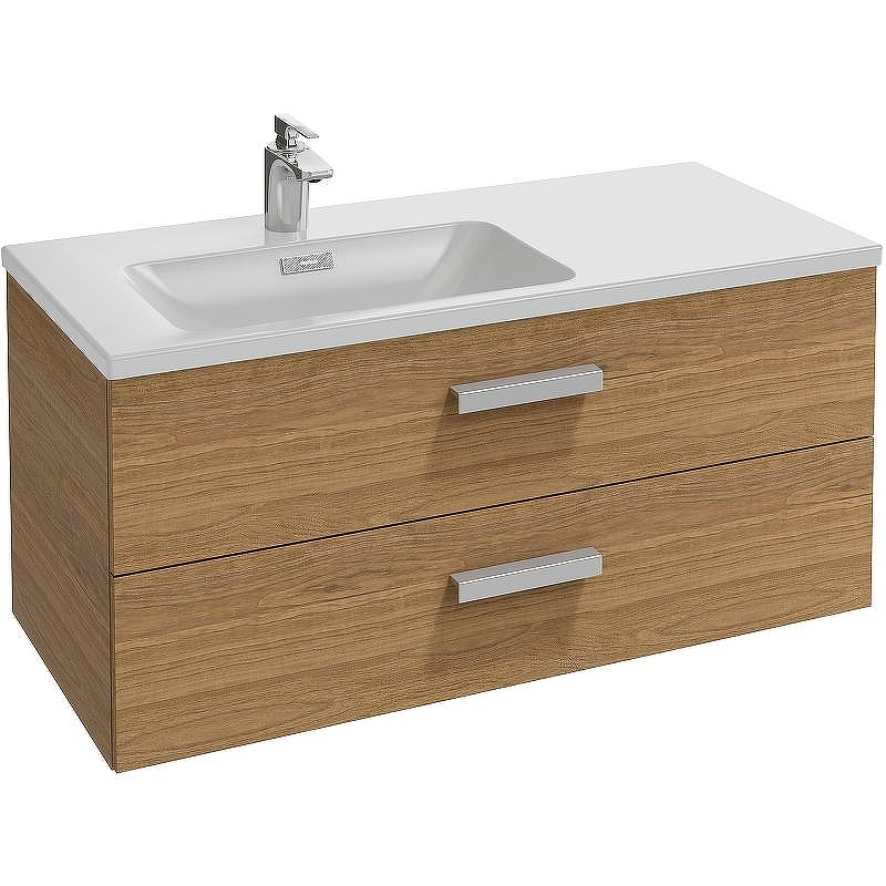 Тумба под раковину Jacob Delafon Vox 100 L EB2075-R1-E16 подвесная Ореховое дерево, купить, цена, заказать, магазин, доставка, скидка, промокод, купить, цена, заказать, магазин, доставка, скидка, промокод