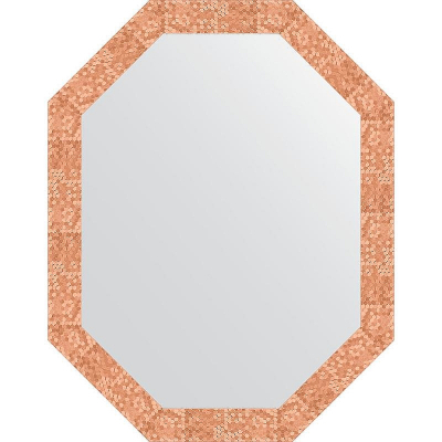 Зеркало Evoform Octagon 72x92 BY 7096 в багетной раме - Соты медь 70