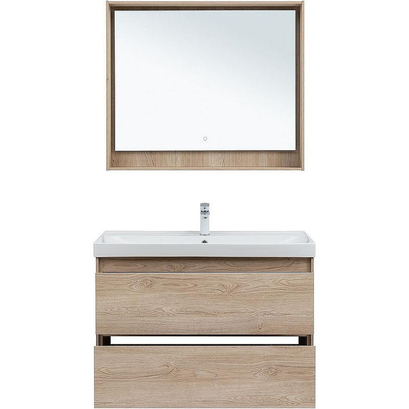 Тумба под раковину Aquanet Милан 100 336385 подвесная Дуб светлый, купить, цена, заказать, магазин, доставка, скидка, промокод, купить, цена, заказать, магазин, доставка, скидка, промокод