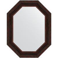 Зеркало Evoform Polygon 89х69 BY 7219 в багетной раме - Темный прованс 99, купить, цена, заказать, магазин, доставка, скидка, промокод, купить, цена, заказать, магазин, доставка, скидка, промокод