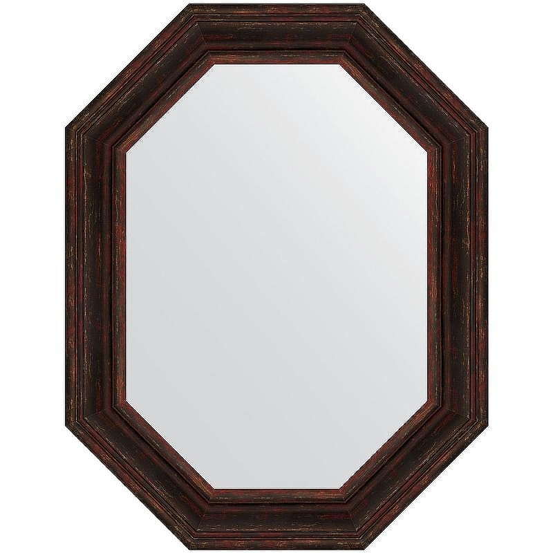 Зеркало Evoform Polygon 89х69 BY 7219 в багетной раме - Темный прованс 99, купить, цена, заказать, магазин, доставка, скидка, промокод, купить, цена, заказать, магазин, доставка, скидка, промокод