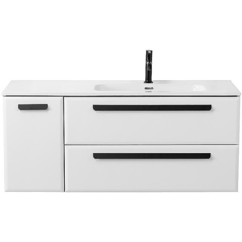 Тумба под раковину Cezares Eco-Cer-N 120 R ECO-CER-N-1200-2C-1A-SO-BL-R подвесная Bianco Lucido без ручек, купить, цена, заказать, магазин, доставка, скидка, промокод, купить, цена, заказать, магазин, доставка, скидка, промокод