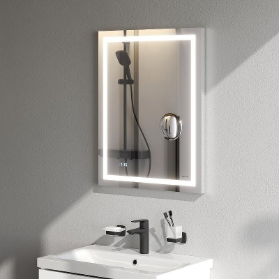 Зеркало AM.PM Gem 55 M91AMOX0553WG с подсветкой с механическим выключателем