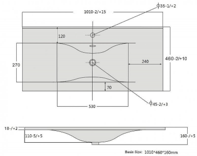 Тумба с раковиной SanVit Флай 120 kfly2120 в цвете Ral подвесная Красный глянец