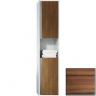 Шкаф пенал SanVit Контур 32 pkontur с фактурой под дерево вертикальные ручки подвесной Зебрано, купить, цена, заказать, магазин, доставка, скидка, промокод, купить, цена, заказать, магазин, доставка, скидка, промокод