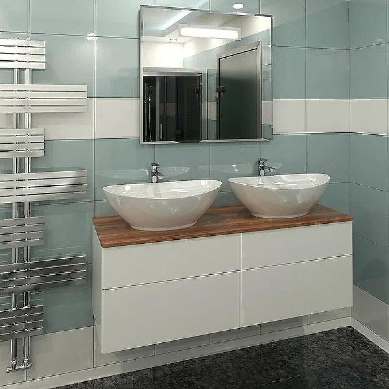 Тумба с раковиной Orange Otto 130 Ot-130TuWOOD+G56 Белая, купить, цена, заказать, магазин, доставка, скидка, промокод, купить, цена, заказать, магазин, доставка, скидка, промокод