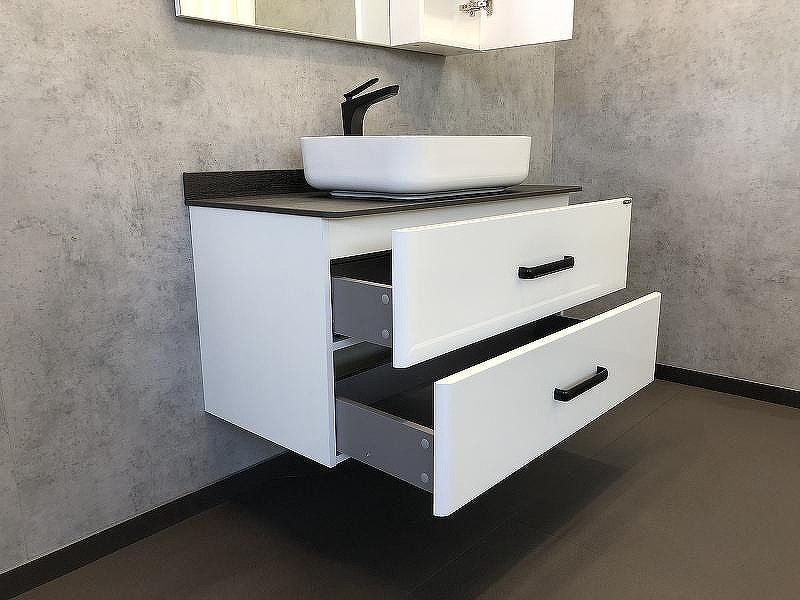 Тумба с раковиной Comforty Амстердам 95 00-00005494 подвесная Белый глянец, купить, цена, заказать, магазин, доставка, скидка, промокод, купить, цена, заказать, магазин, доставка, скидка, промокод