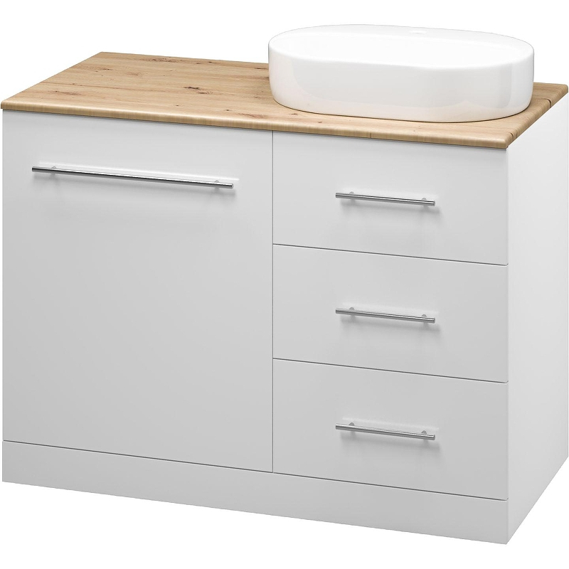 Тумба под раковину Misty Респект 120 R Э-Рес01120-13ЯП Белая Дуб Артизан, купить, цена, заказать, магазин, доставка, скидка, промокод, купить, цена, заказать, магазин, доставка, скидка, промокод