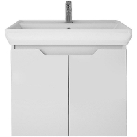 Тумба под раковину Dreja Q (D) 60 99.1001 подвесная Белая, купить, цена, заказать, магазин, доставка, скидка, промокод, купить, цена, заказать, магазин, доставка, скидка, промокод