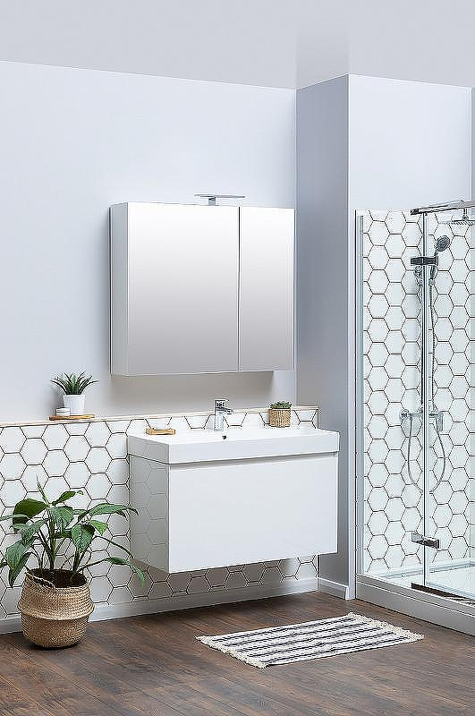 Тумба с раковиной Aquanet Йорк 100 212594 подвесная Белый глянец, купить, цена, заказать, магазин, доставка, скидка, промокод, купить, цена, заказать, магазин, доставка, скидка, промокод