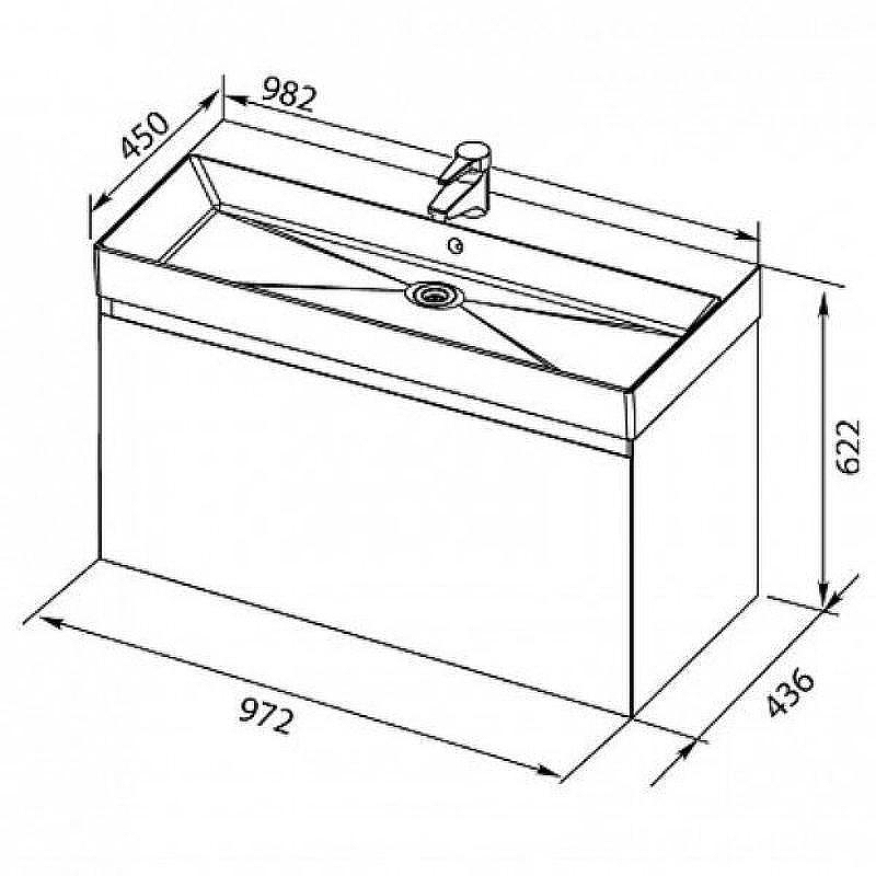 Тумба с раковиной Aquanet Йорк 100 212594 подвесная Белый глянец, купить, цена, заказать, магазин, доставка, скидка, промокод, купить, цена, заказать, магазин, доставка, скидка, промокод