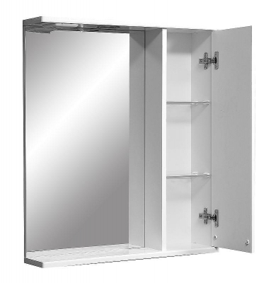 Зеркало со шкафом Stella Polar Ванда 60/С SP-00000199 с подсветкой Белое