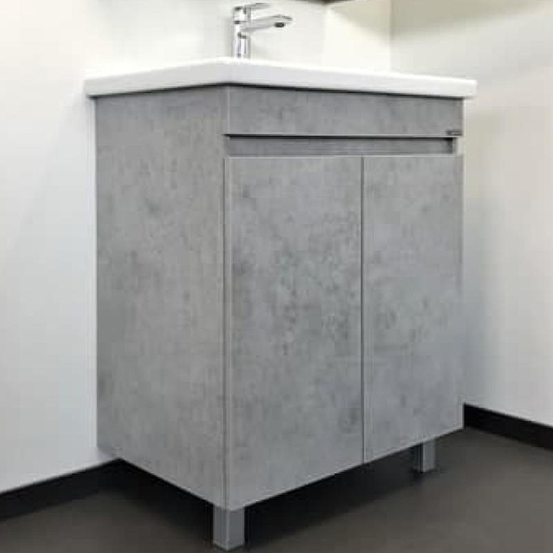 Тумба с раковиной Comforty Осло 70НД 00-00006117 Бетон светлый, купить, цена, заказать, магазин, доставка, скидка, промокод, купить, цена, заказать, магазин, доставка, скидка, промокод