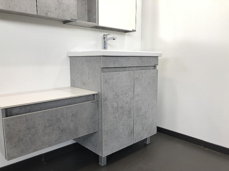 Тумба с раковиной Comforty Осло 70НД 00-00006117 Бетон светлый, купить, цена, заказать, магазин, доставка, скидка, промокод, купить, цена, заказать, магазин, доставка, скидка, промокод