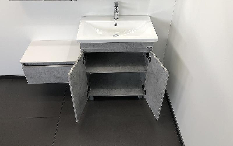 Тумба с раковиной Comforty Осло 70НД 00-00006117 Бетон светлый, купить, цена, заказать, магазин, доставка, скидка, промокод, купить, цена, заказать, магазин, доставка, скидка, промокод