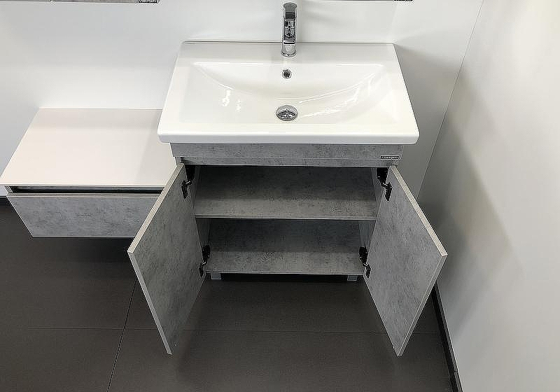 Тумба с раковиной Comforty Осло 70НД 00-00006117 Бетон светлый, купить, цена, заказать, магазин, доставка, скидка, промокод, купить, цена, заказать, магазин, доставка, скидка, промокод