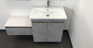 Тумба с раковиной Comforty Осло 70НД 00-00006117 Бетон светлый, купить, цена, заказать, магазин, доставка, скидка, промокод, купить, цена, заказать, магазин, доставка, скидка, промокод