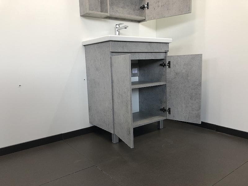 Тумба с раковиной Comforty Осло 70НД 00-00006117 Бетон светлый, купить, цена, заказать, магазин, доставка, скидка, промокод, купить, цена, заказать, магазин, доставка, скидка, промокод