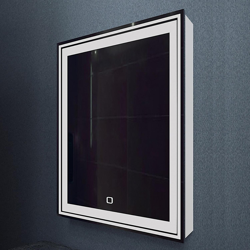 Зеркальный шкаф Mixline Мелис 60 R 547078 с подсветкой цвет Белый, купить, цена, заказать, магазин, доставка, скидка, промокод, купить, цена, заказать, магазин, доставка, скидка, промокод