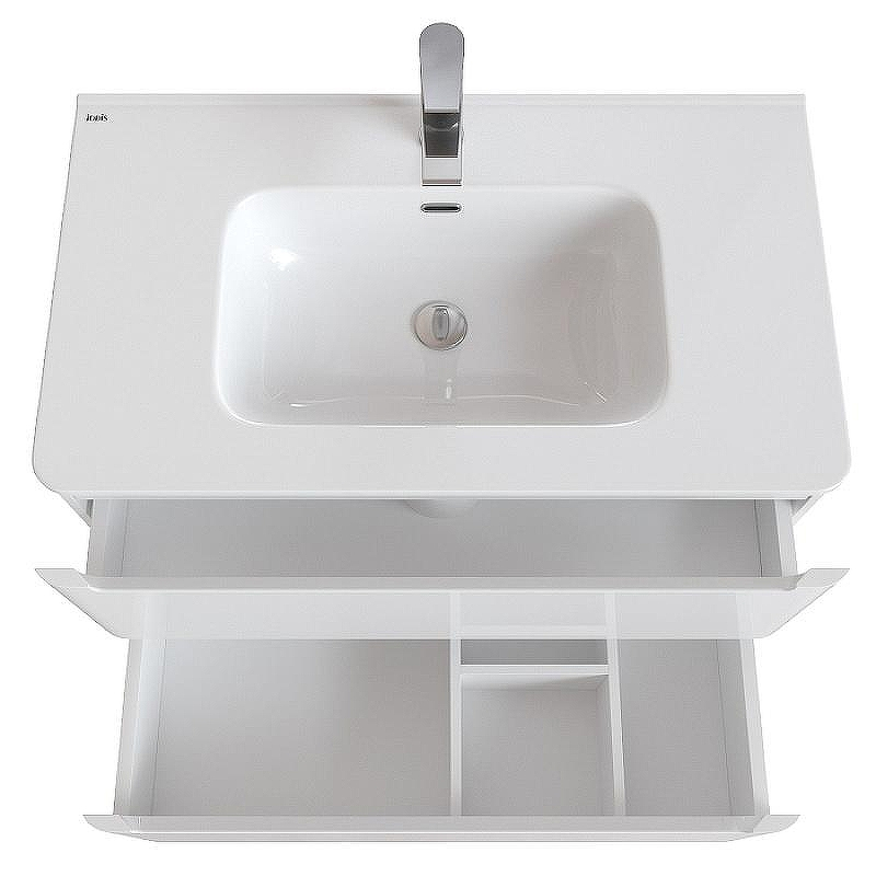 Тумба с раковиной Iddis Edifice 80 EDI80WFi95K Белая, купить, цена, заказать, магазин, доставка, скидка, промокод, купить, цена, заказать, магазин, доставка, скидка, промокод