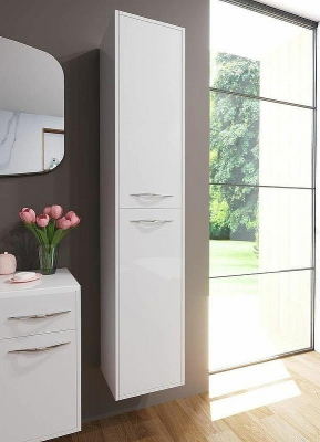 Шкаф пенал Эстет Barcelona 35 R ФР-00003585 подвесной Белый