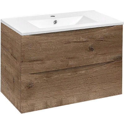 Тумба под раковину Vincea Mia 80 VMC-2MC800VO подвесная V.Oak