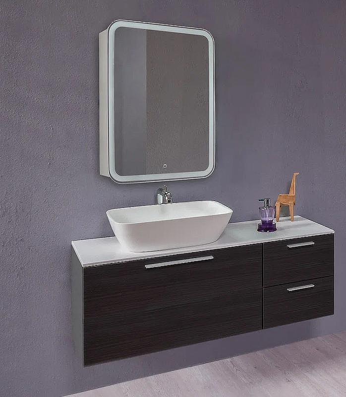 Зеркальный шкаф Creto Zoe 60 16-602800Z с подсветкой Белый, купить, цена, заказать, магазин, доставка, скидка, промокод, купить, цена, заказать, магазин, доставка, скидка, промокод