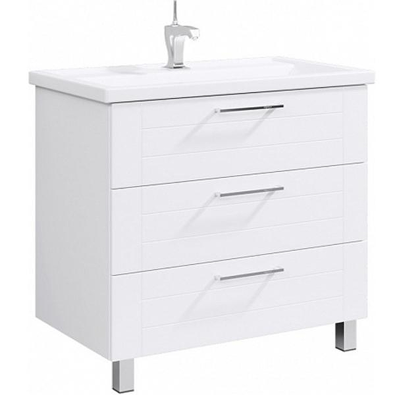 Тумба под раковину Aqwella Манчестер 80 MAN01083 Белый глянец, купить, цена, заказать, магазин, доставка, скидка, промокод, купить, цена, заказать, магазин, доставка, скидка, промокод