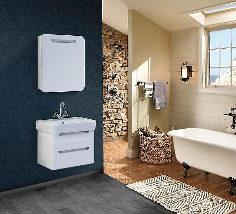 Тумба под раковину Onika Неаполь 60 подвесная Белая, купить, цена, заказать, магазин, доставка, скидка, промокод, купить, цена, заказать, магазин, доставка, скидка, промокод