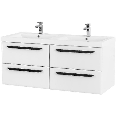 Тумба под раковину Cezares Eco 120 ECO-1200-4C-SO-2-BO подвесная Bianco Opaco