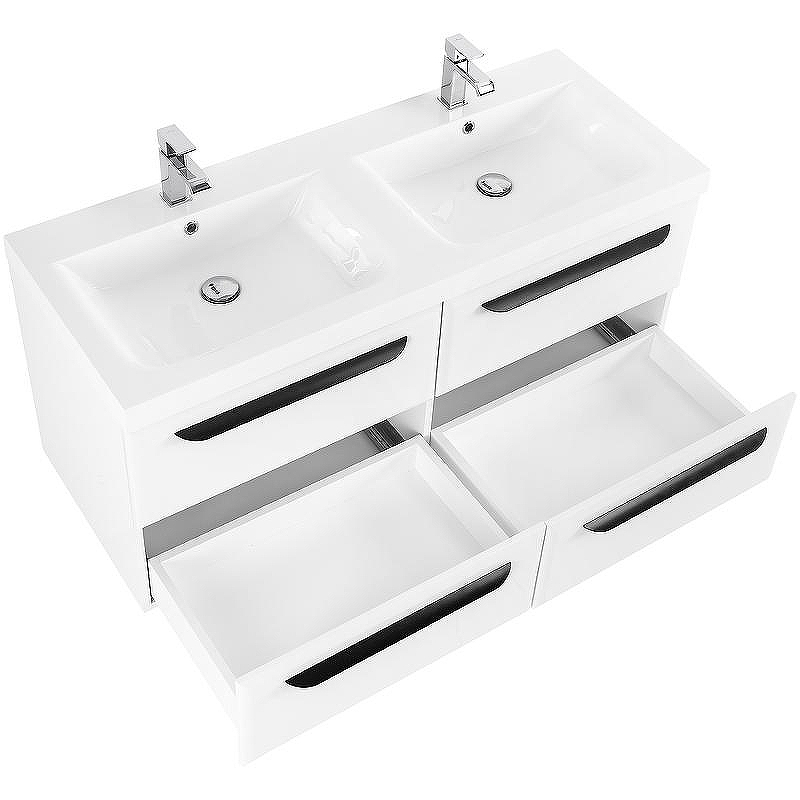 Тумба под раковину Cezares Eco 120 ECO-1200-4C-SO-2-BO подвесная Bianco Opaco, купить, цена, заказать, магазин, доставка, скидка, промокод, купить, цена, заказать, магазин, доставка, скидка, промокод