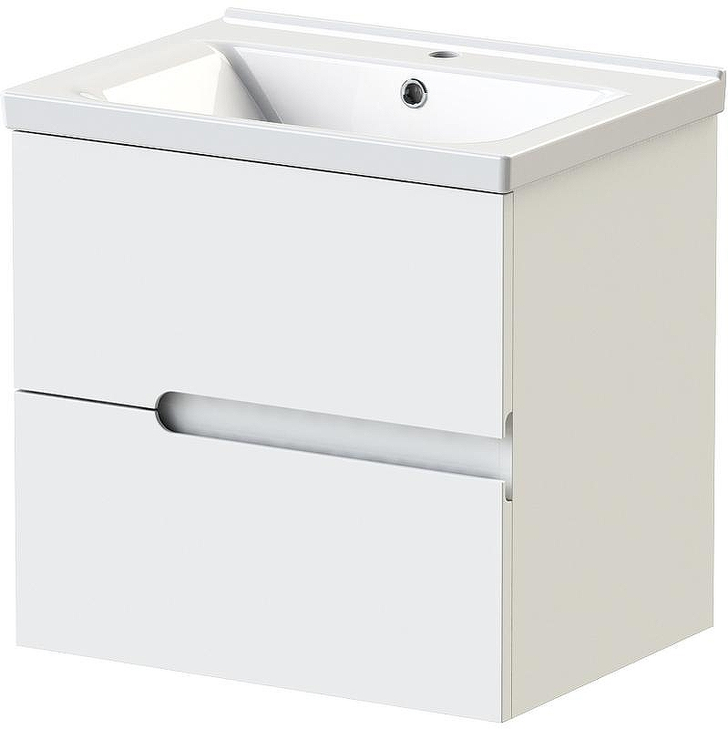 Тумба с раковиной Orange Topline-Line 60 TP-LIB60+RA подвесная Белый глянец, купить, цена, заказать, магазин, доставка, скидка, промокод, купить, цена, заказать, магазин, доставка, скидка, промокод