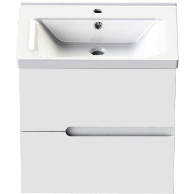 Тумба с раковиной Orange Topline-Line 60 TP-LIB60+RA подвесная Белый глянец