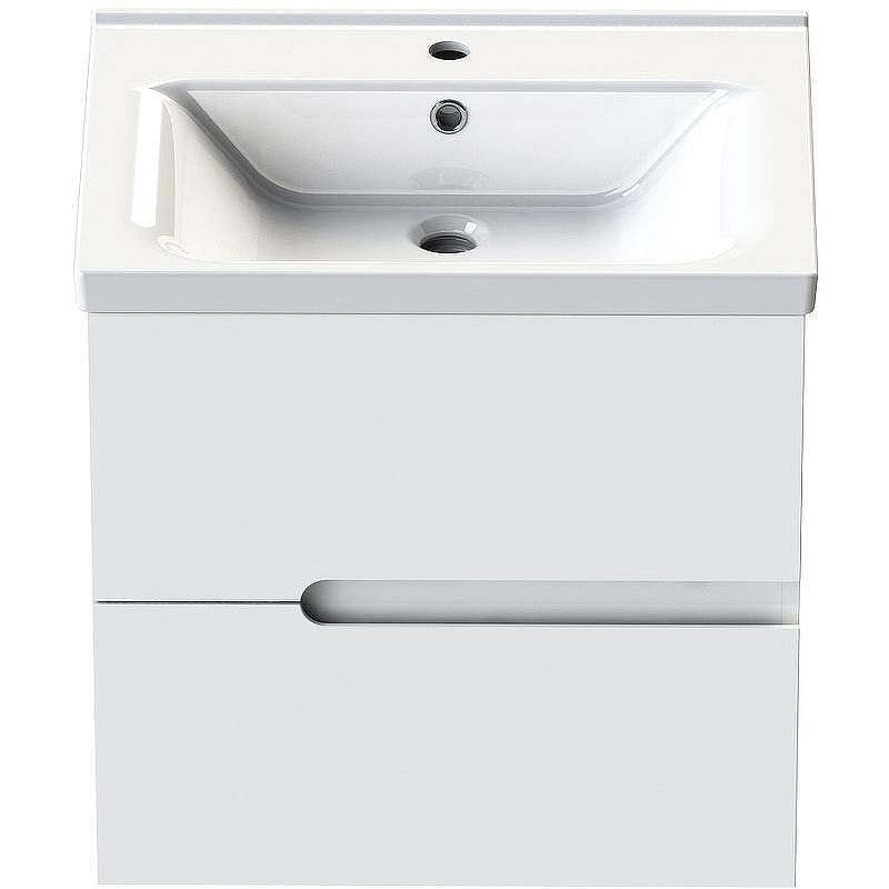 Тумба с раковиной Orange Topline-Line 60 TP-LIB60+RA подвесная Белый глянец, купить, цена, заказать, магазин, доставка, скидка, промокод, купить, цена, заказать, магазин, доставка, скидка, промокод