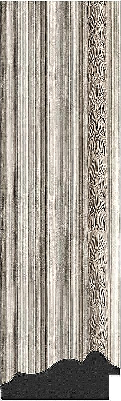 Зеркало Evoform Exclusive 146х61 BY 1267 с фацетом в багетной раме - Римское серебро 88, купить, цена, заказать, магазин, доставка, скидка, промокод, купить, цена, заказать, магазин, доставка, скидка, промокод