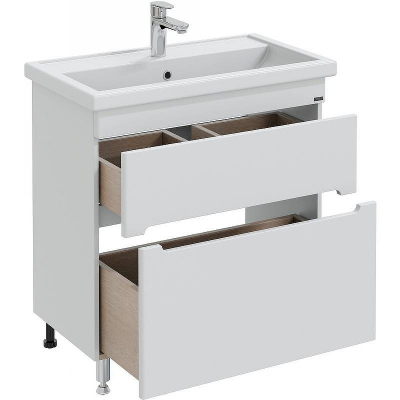 Тумба под раковину СанТа Лондон 80 224007л Белая