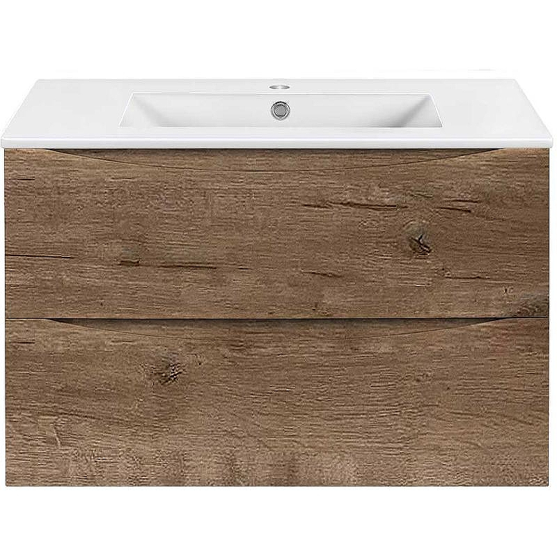 Тумба под раковину Vincea Mia Slim 80 VMC-2MC800S1VO подвесная V.Oak, купить, цена, заказать, магазин, доставка, скидка, промокод, купить, цена, заказать, магазин, доставка, скидка, промокод